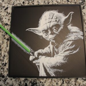 Yoda with Lightsaber Picture