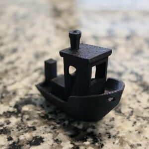 Black Sparkly Boat